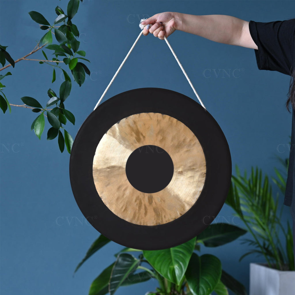 Harmonic Bliss: Handcrafted Bronze Chau Gong Set with Hammer - 16 inch / 18 inch | Surfersandyogis