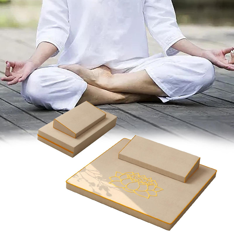 Yogi's Haven: The Serenity Set - Enhance Your Yoga Practice with our 2-Piece Meditation Cushion Duo | Surfersandyogis