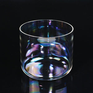 6 Inch Natural Cosmic Light Clear Quartz Crystal Singing Bowl for Sound Healing with Free Mallet and O-ring | Surfersandyogis