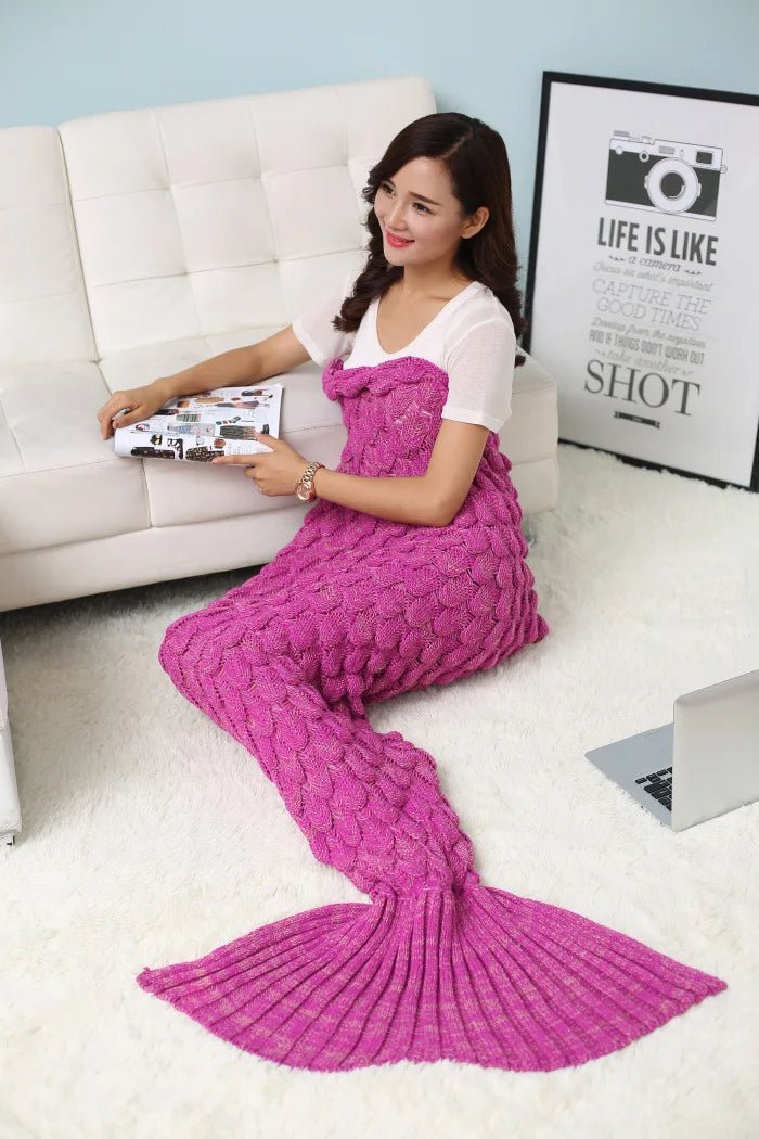 Quirky mermaid tail blanket <3 | Surfersandyogis