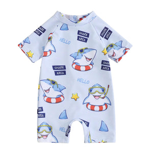 Baby Rash Guard Swimsuit Shark | Surfersandyogis