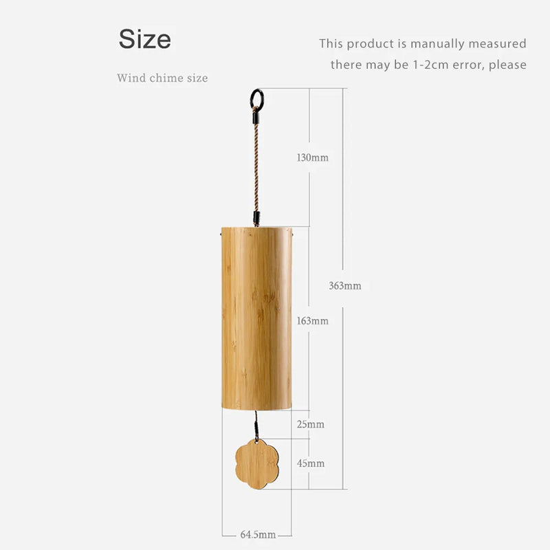 Harmony's Whisper: Bamboo Musical Wind Chimes | Surfersandyogis