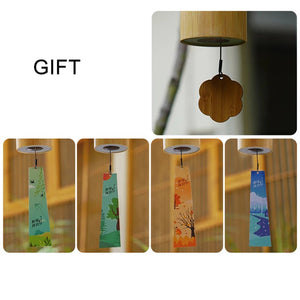 Harmony's Whisper: Bamboo Musical Wind Chimes | Surfersandyogis