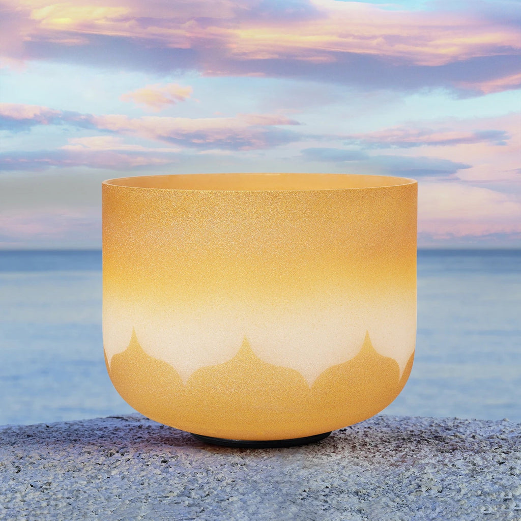 Sun goddess crystal singing bowl