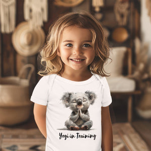 Yoga in training baby clothes - cute koala clothes