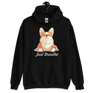 Corgi yoga hoodie - cute and comfy corgi yogi | Surfersandyogis