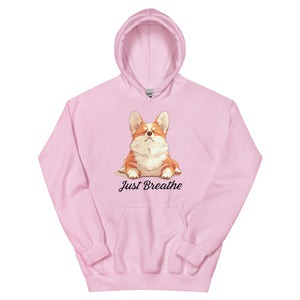 Corgi yoga hoodie - cute and comfy corgi yogi | Surfersandyogis