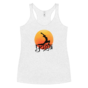 Sunset yoga women clothes - yogi tank top