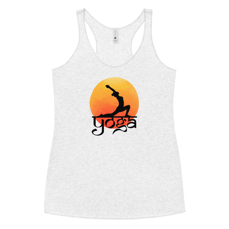 Sunset yoga women clothes - yogi tank top