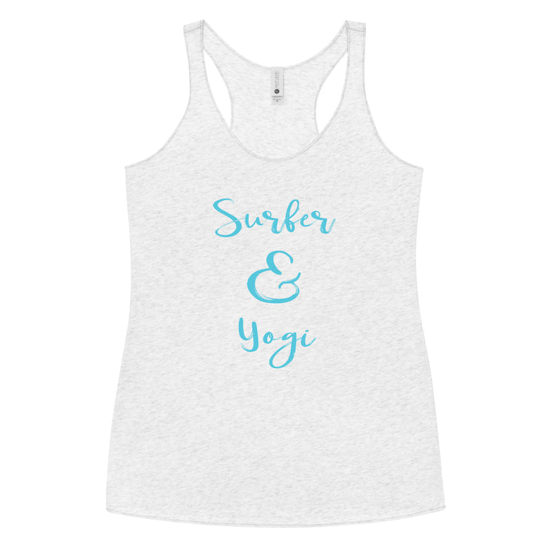 Surfer and Yogi - Women's Racerback Tank