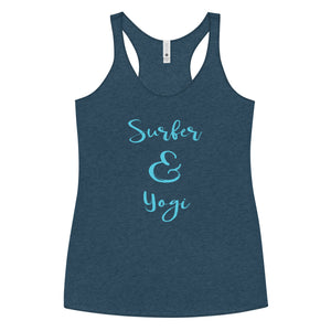 Surfer and Yogi - Women's Racerback Tank