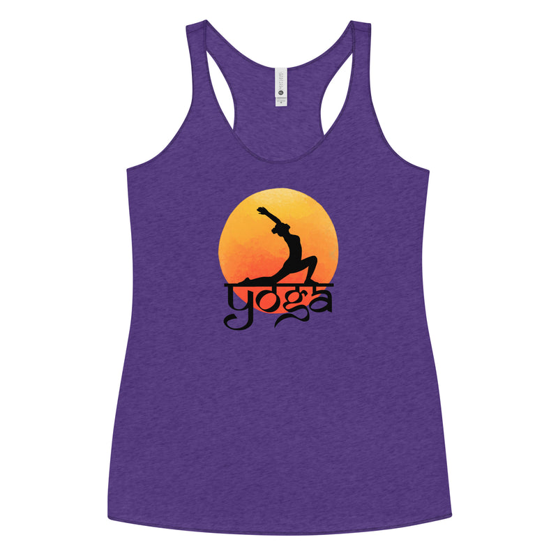 Sunset yoga women clothes - yogi tank top