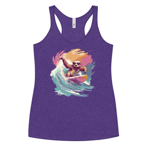 Fun and colorful surf inspired t-shirt for women