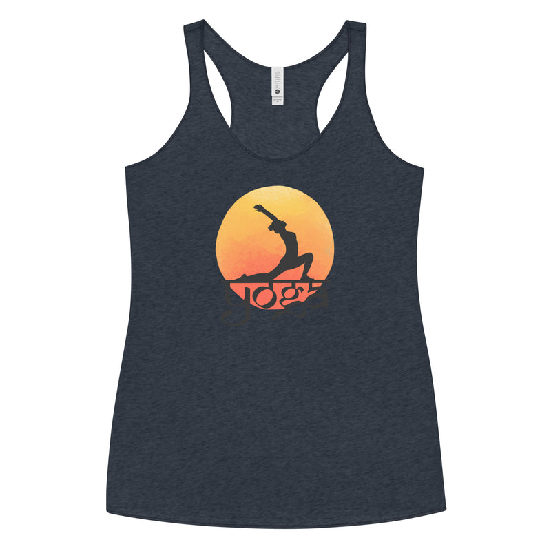 Sunset yoga women clothes - yogi tank top