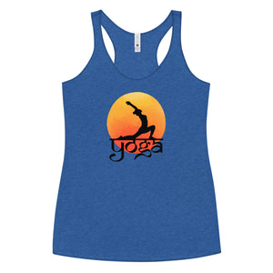 Sunset yoga women clothes - yogi tank top