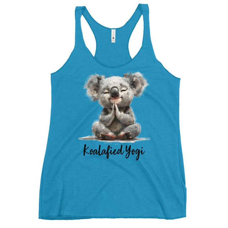 Koala clothes for yoga - yoga clothes for women in turquoise| Surfersandyogis