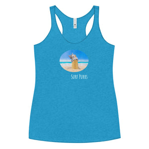 Surf cat surfer tee - surf tank top