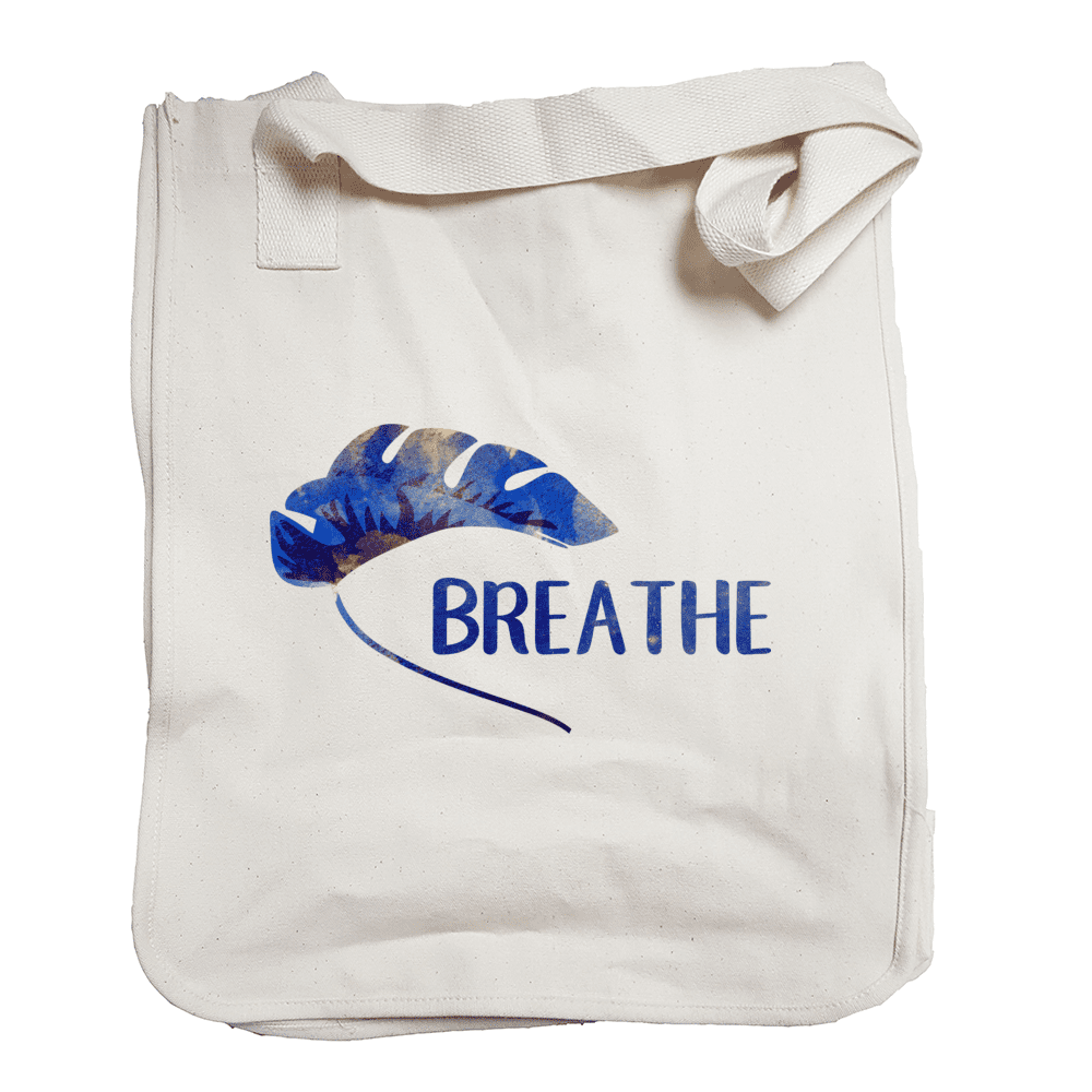 Breathe ecological tote bag - Gentle Reminder.