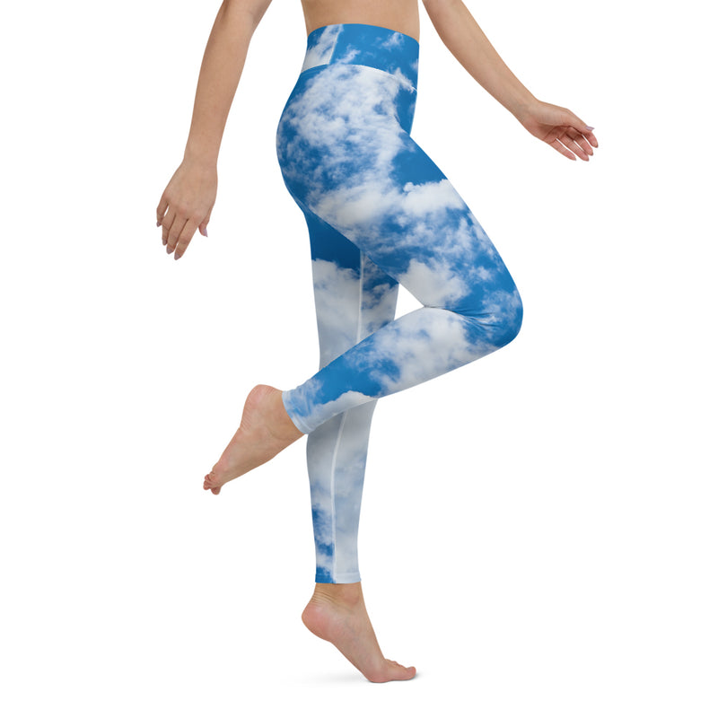 Happy clouds yoga pants