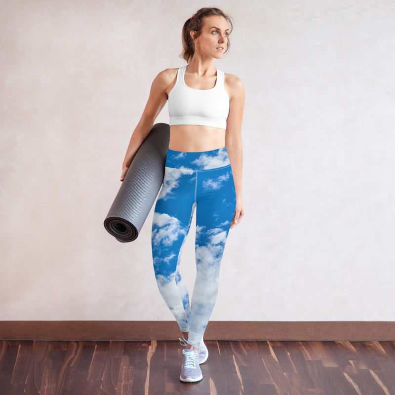 Happy clouds yoga pants