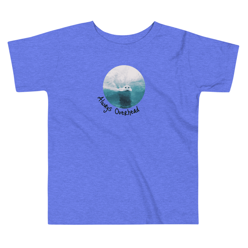 Grom surf gift - Blue surf toddler short sleeve tee