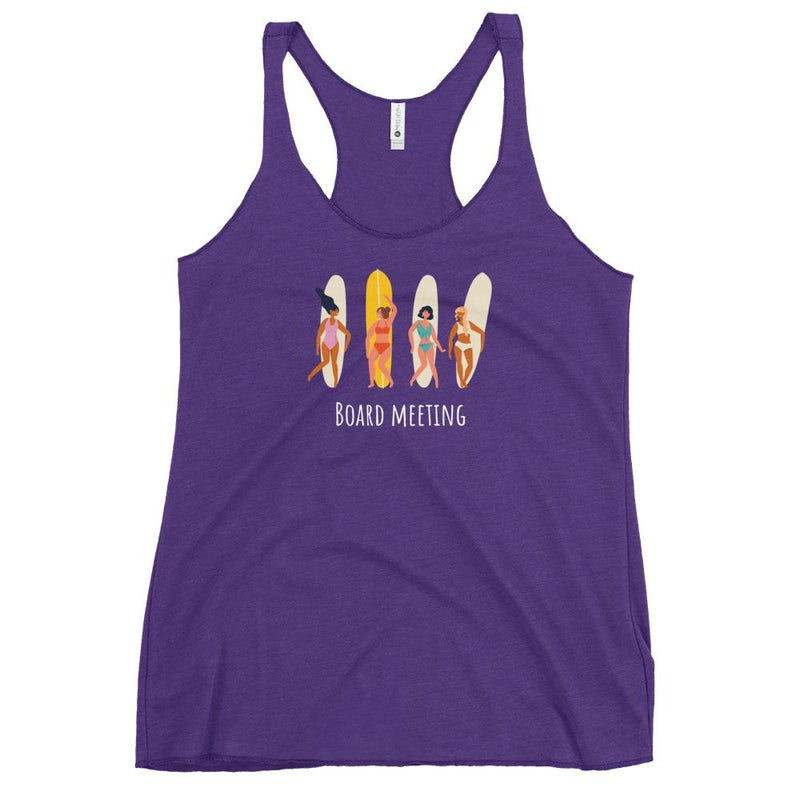 Board meeting surf top in purple