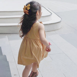 Sweet and Breezy: Linen Summer Dress for Girls | Surfersandyogis