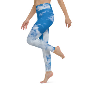 Happy clouds yoga pants