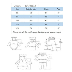 Sizes and measurements for Sweet and Breezy: Linen Summer Dress for Girls | Surfersandyogis