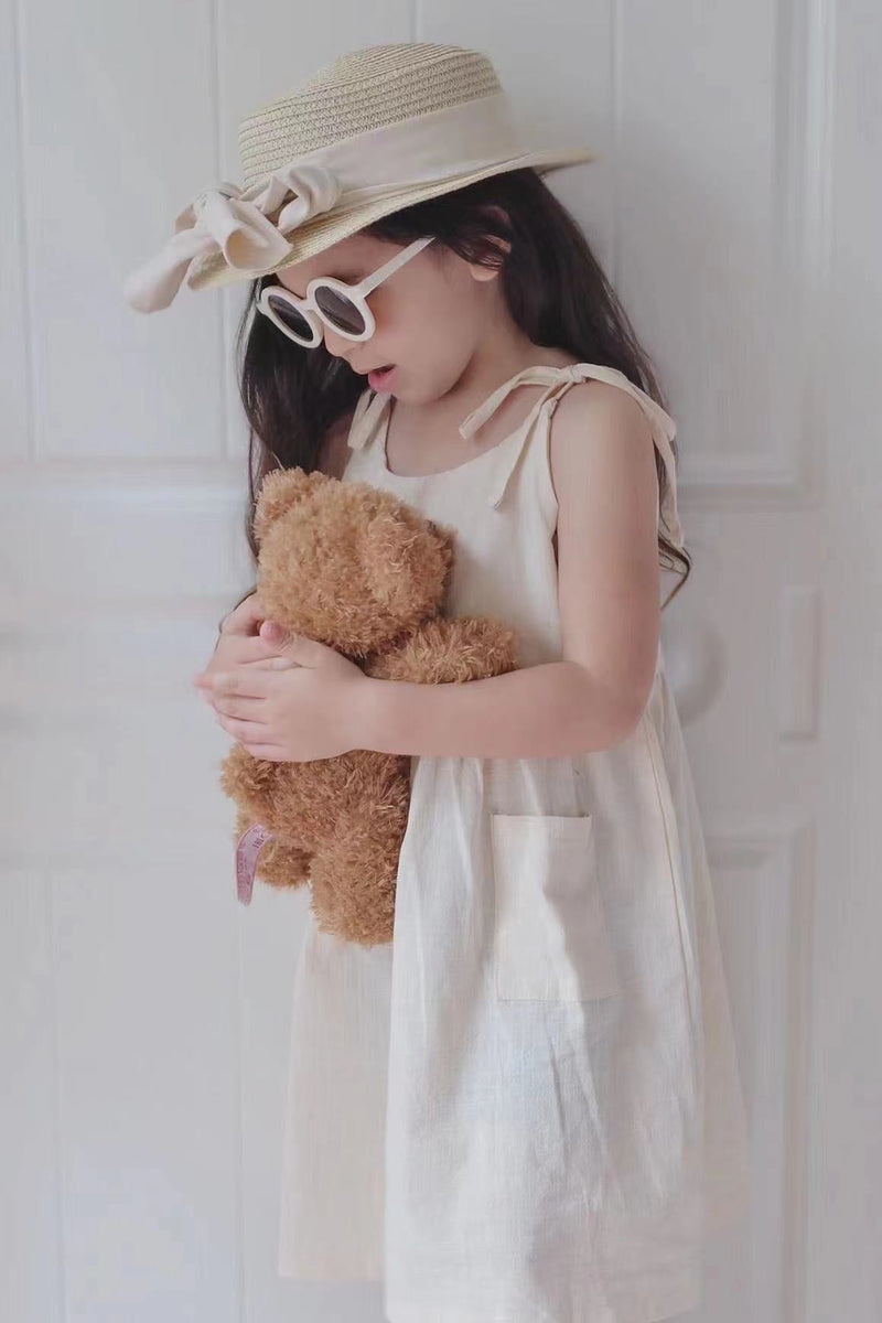 Sweet and Breezy: Linen Summer Dress for Girls | Surfersandyogis