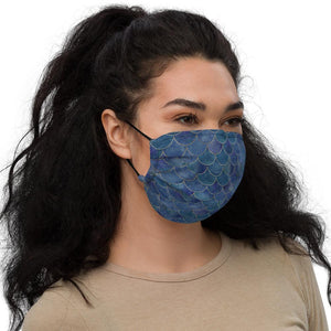 mermaid scale face mask - 2