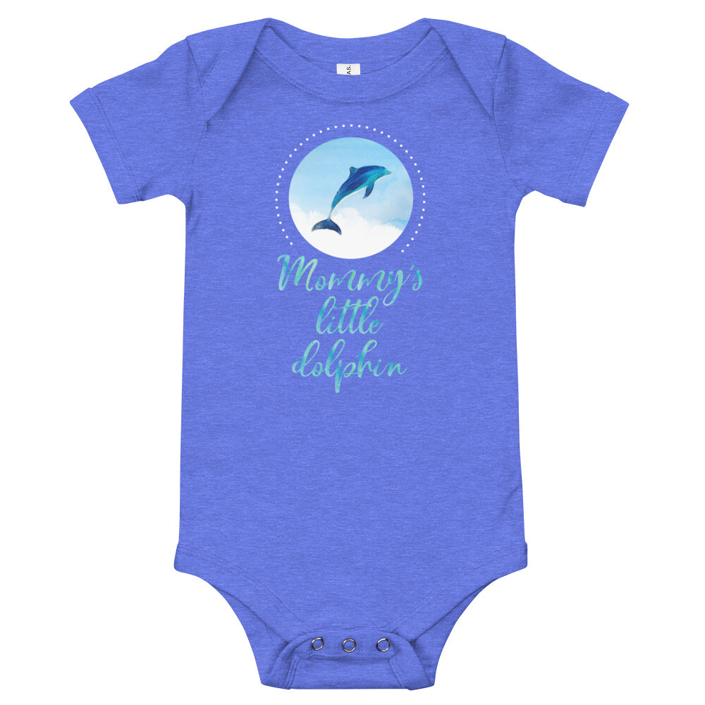 Mommy's little dolphin bodysuit