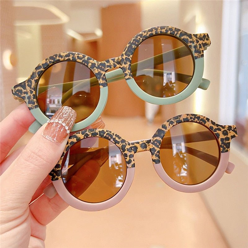 Fun and Colorful Leopard and Pastel Sunglasses for Kids | Surfersandyogis