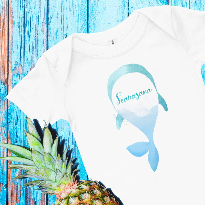 Seavasana whale baby romper - Seavasana - Whale Baby romper <3
