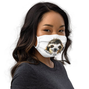 Sloth Slow Living Face Mask