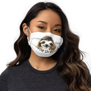 Sloth Slow Living Face Mask