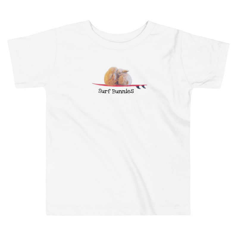 Surf bunnies toddler t-shirt for future surf buddies