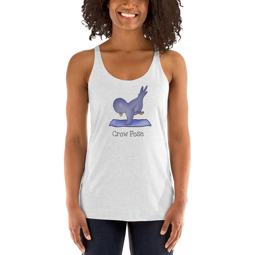 Crow pose yoga clothes - Crow Pose Women's Racerback Tank