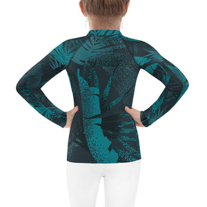 Happiness comes in waves Kids Rash Guard