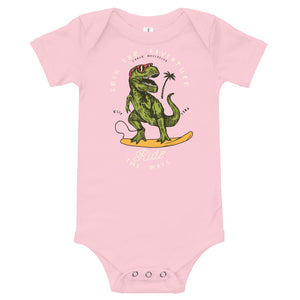 Ride the wave - cool surfer baby bodysuit