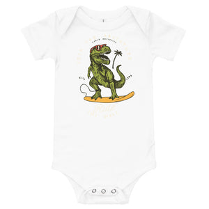 Ride the wave - cool surfer baby bodysuit