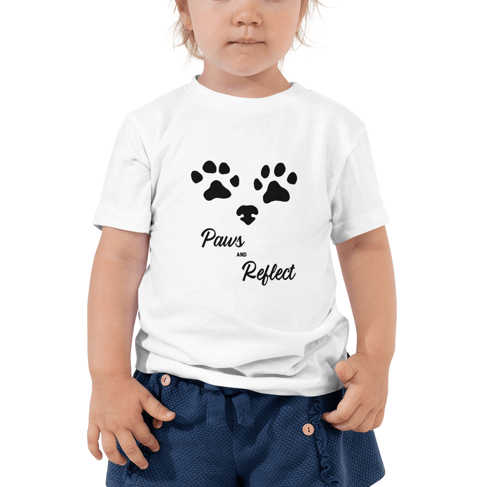 Paws and Reflect toddler t-shirt for the lover of dogs and naps <3