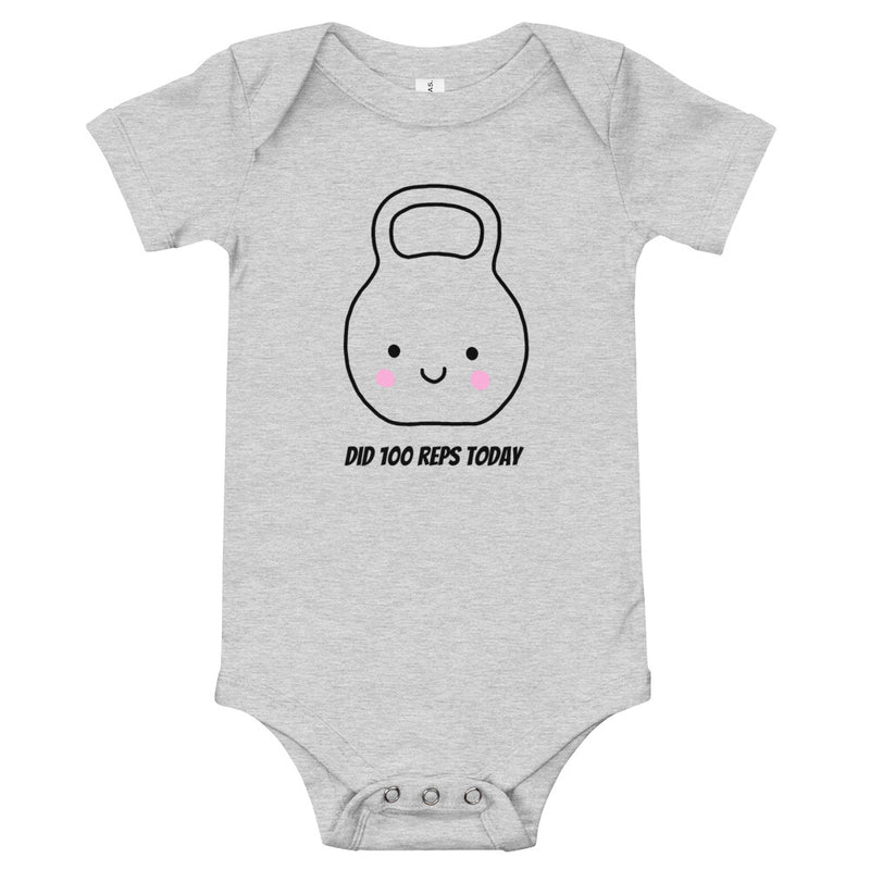 Crossfit and weight lifting baby clothes - Mom positivity baby bodysuit - Weight training mom - crossfit mom - bodysuit / babygrow / romper