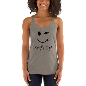 Surfboard smiley shirt - Surfboard smiley - Women's Racerback Tank