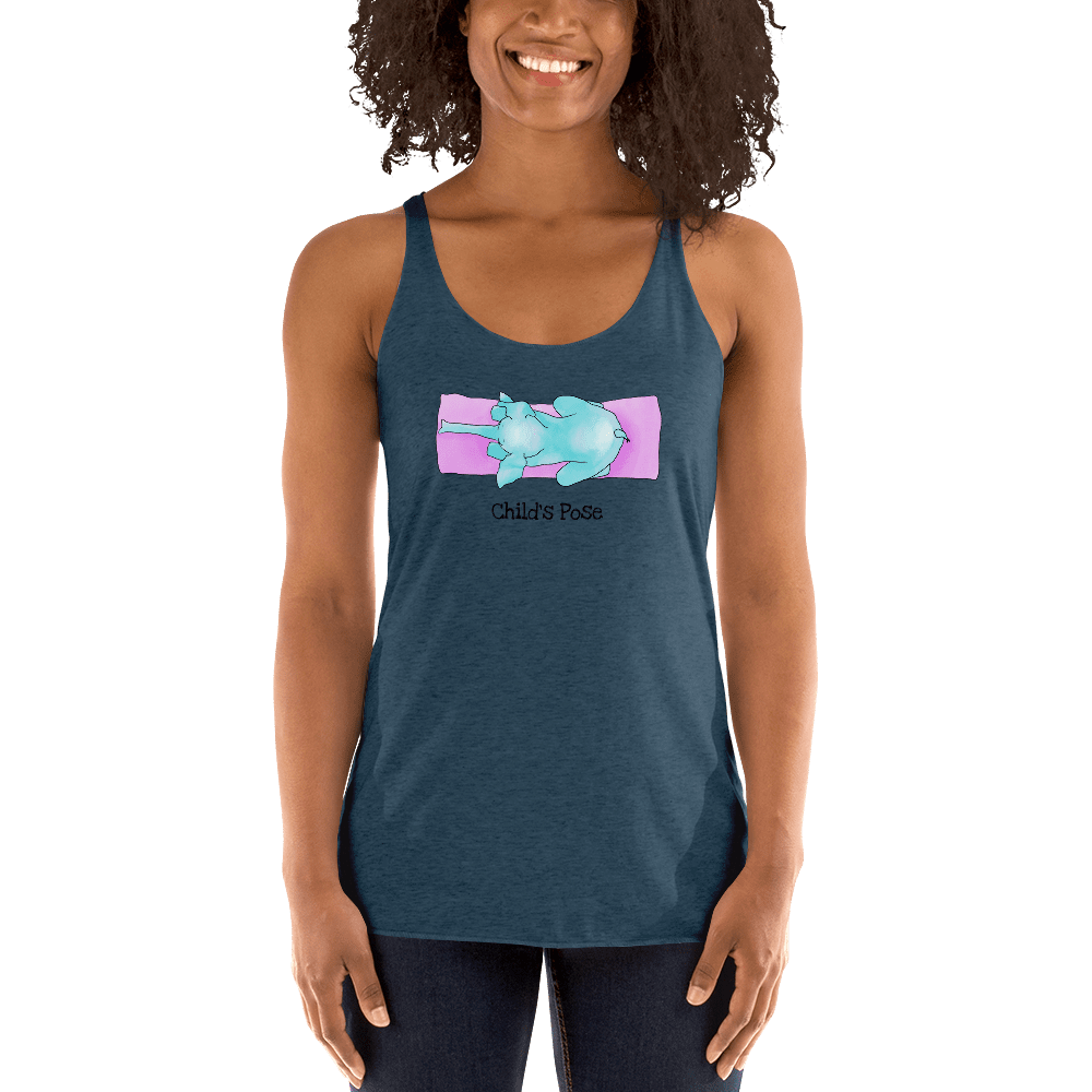 Rest in Child Pose Women's Racerback Tank