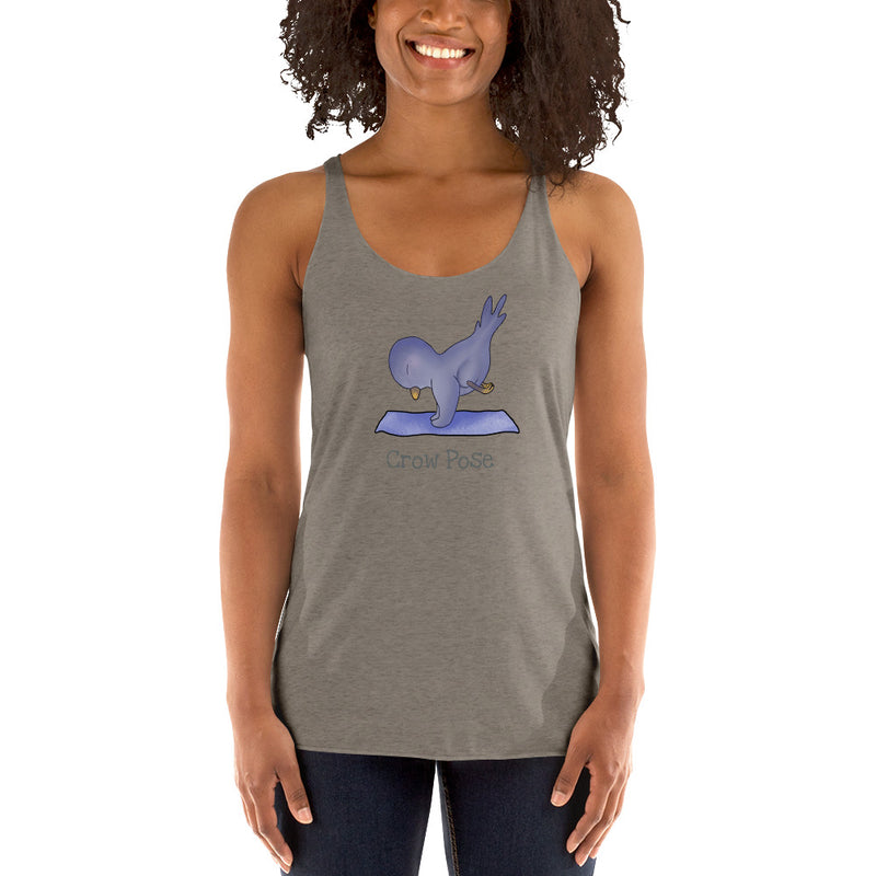 Crow pose yoga clothes - Crow Pose Women's Racerback Tank