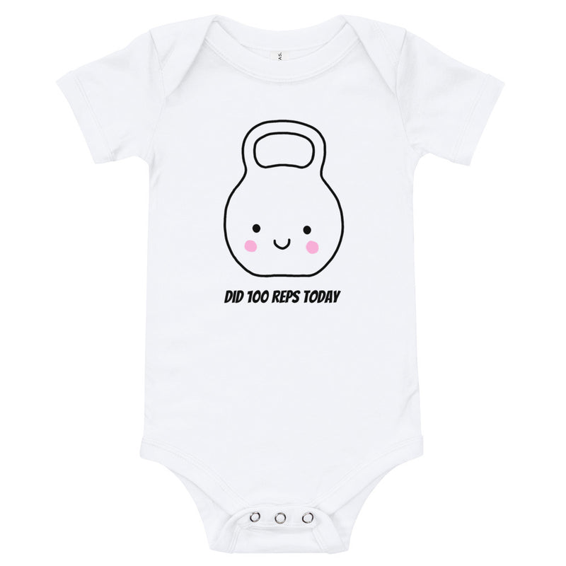 Crossfit and weight lifting baby clothes - Mom positivity baby bodysuit - Weight training mom - crossfit mom - bodysuit / babygrow / romper