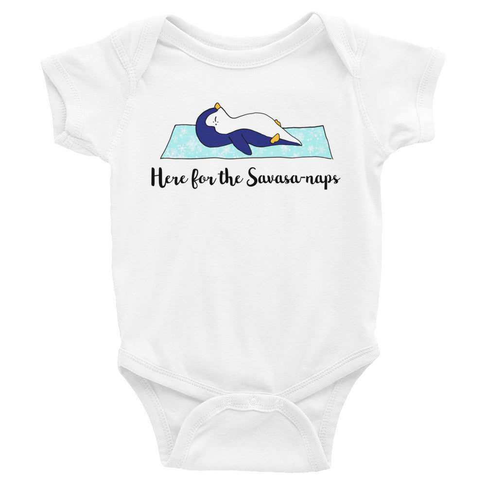 Here for the Savasa-naps baby yoga bodysuit / romper / similar to onesie. Baby yogi collection.