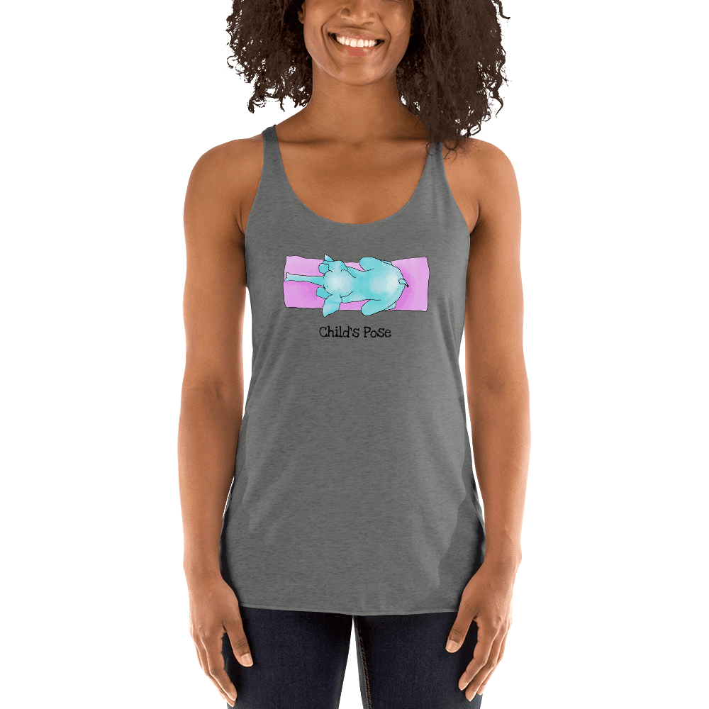 Rest in Child Pose Women's Racerback Tank