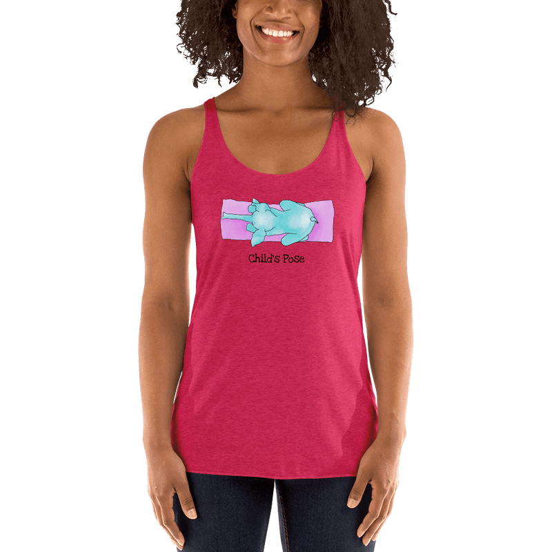 Rest in Child Pose Women's Racerback Tank